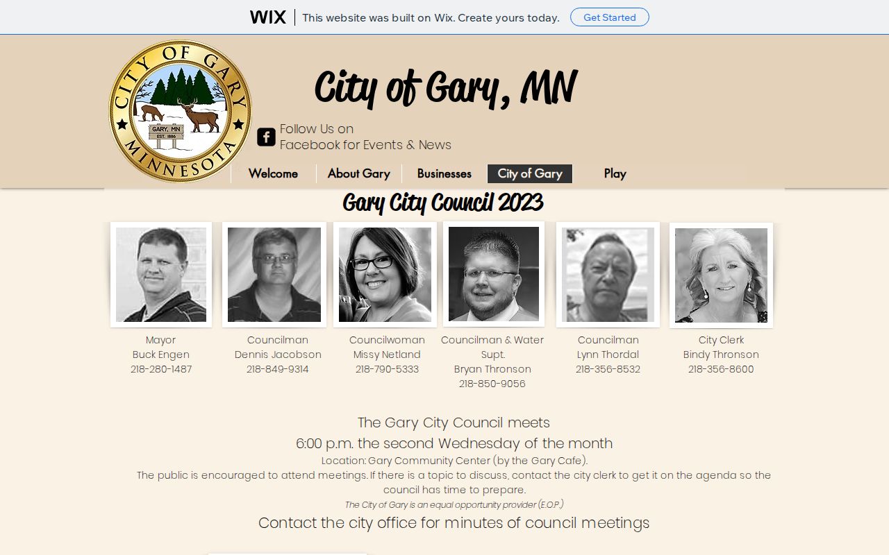 Gary city and county office directory listing the sheriff and courthouse contacts for Gary warrant questions